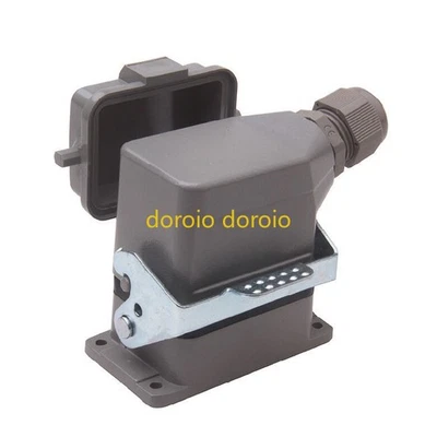 HDC-HE-006F HE-006M 6-pin heavy duty connector side single-lock With dust cover - Image 1 of 4