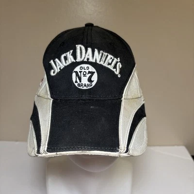 Boné bola ajustável Chase NASCAR Jack Daniels 20 Clint Bowyer preto cinza - Imagem 1 de 4