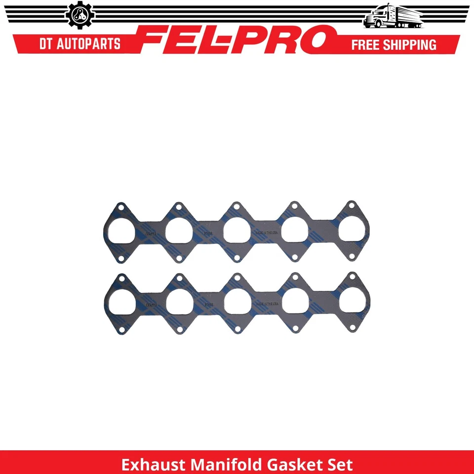 Juego de juntas de colector de escape Fel-Pro para Ford F-450 Super Duty 2005-2019 6,8 L V10 Foto 1 de 1