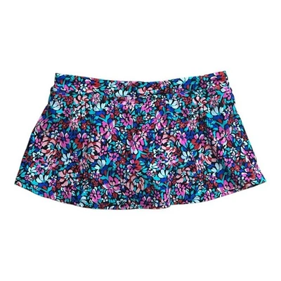 Leilani Kauai Breeze Floral Print Skirtini Swim Bottoms NWT - Image 1 of 4