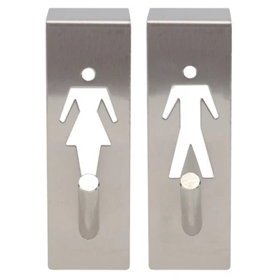 1 Pair Door Hooks Household Hole Free Hooks Door Hat Towel Storage Hangers - Image 1 of 4