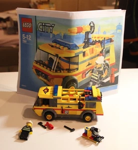 Lego City 7891 Flughafenfeuerwehrauto gebraucht mit Kopie Anleitung ohne OVP - Bild 1 von 4