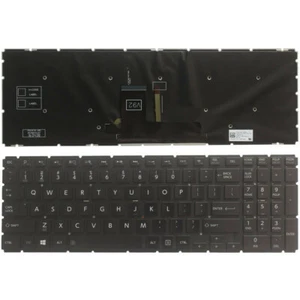 New Toshiba Satellite C55T-C5300 C55T-C5224 C55-C5270 laptop US Keyboard Backlit - Picture 1 of 2