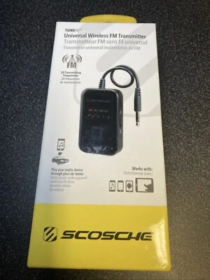 SCOSCHE FMT4xs TuneIn Battery Powered Universal Wireless FM Transmitter  - Image 1 of 4