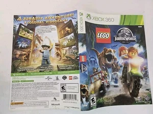 xbox lego jurassic world artwork only NO GAME - Picture 1 of 2