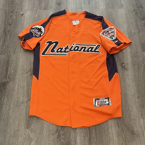 2005 MLB All Star Carlos Beltran New York Mets MLB Majestic Jersey Size Men’s M Cover