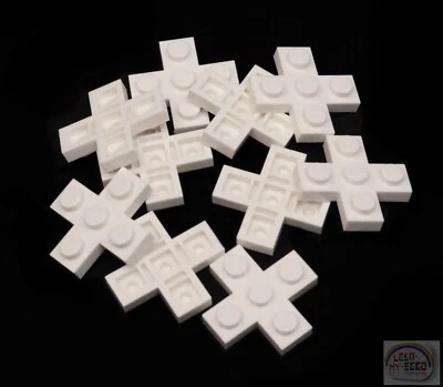 LEGO Classic - 3-Buck Bag - 10-pc 3x3 Cross Plate - White - New - (15397) - Image 1 of 4