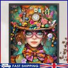 # Full Embroidery Eco-Cotton Thread 16Ct Printed Girl Cross Stitch Kit50x60cm