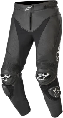 Alpinestars Track v2 Leather Motorcycle Riding Pants Black US 40 / EU 56 - Изображение 1 из 2