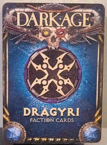 Dark Age Dragyri Faction Cards - DAG0806 - New - Picture 1 of 2