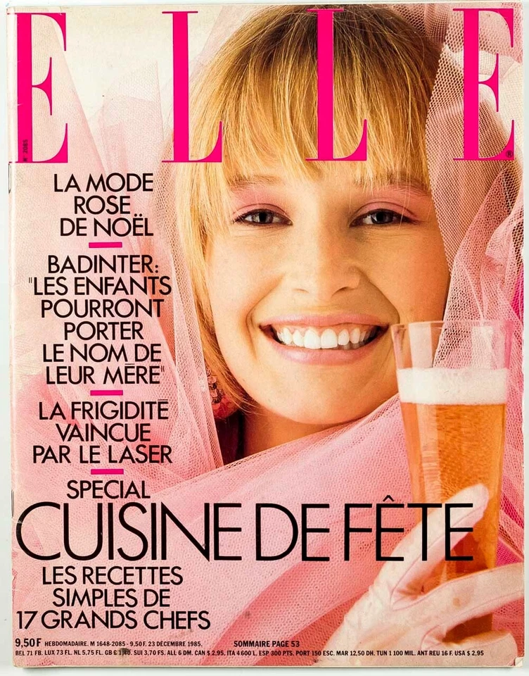 Estelle Lefebure AVA GARDNER Alain Souchon CHARLOTTE LEWIS Lanvin FRENCH ELLE - Image 1 of 1