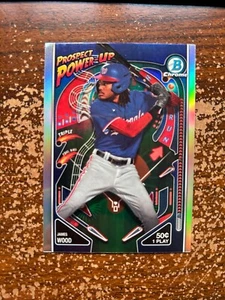 James Wood, Chrome-Prospect Power-Up #PP-14 - 2024 Bowman - Picture 1 of 1