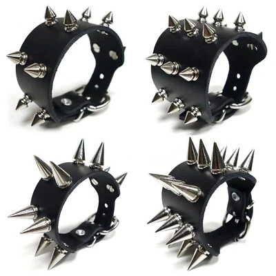 Auswahl >> Nietenarmband >> Lederarmband mit ZINK Nieten >> Gothic Leder Armband - Bild 1 von 2