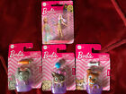 LOT BARBIE Figure Cake Topper Toy Figurine Popstar Barbie And Pets In Baskets