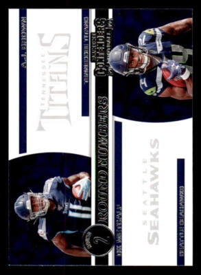 2019 Panini Contenders Round Numbers #14 A.J. Brown/D.K. Metcalf - Image 1 of 2