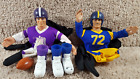 1986 Mattel NFL Real Men Football Edition Finger Puppet Players Rams Vs Vikings