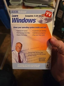 Video Professor Learn Windows XP 98 ME from 2005 3 CD Set - Picture 1 of 6