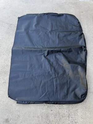 Dodge Viper Gen 2 RT/10 1999 OEM CUERO NEGRO TECHO RÍGIDO ESTUCHE/BOLSA DE ALMACENAMIENTO Foto 1 de 4