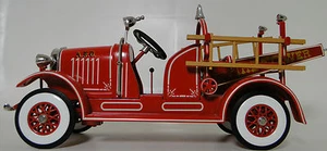Ford Fire Engine Truck Pedal Car "Too Small to Ride On" Metal Body Model - Picture 1 of 6