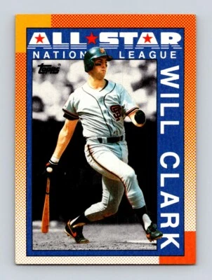 1990 Topps #397 Will Clark San Francisco Giants - Image 1 of 2