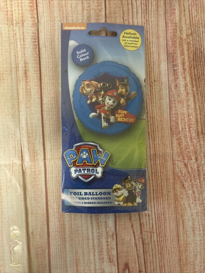 Paw Patrol Ruff Ruff To The Rescue unilateral 17 polegadas peso e fita - Imagem 1 de 1