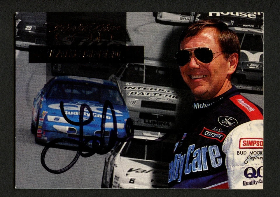 Tarjeta NASCAR Lake Speed #45 firmada con autógrafo automático 1994 Finish Line Racing Foto 1 de 1