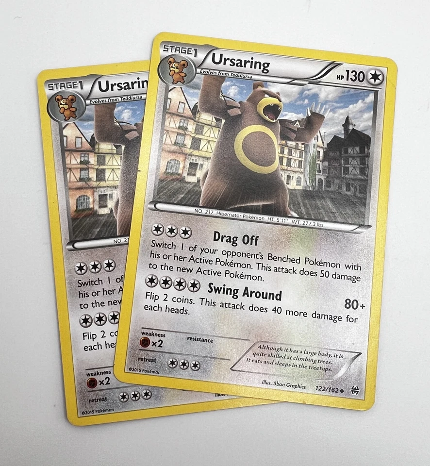 Ursaring 122/162 BREAKthrough 2015 Pokémon Cards LP 2x x2 - Image 1 of 1