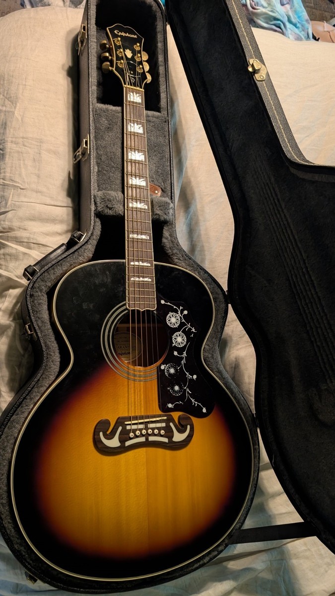 【中古】Epiphone EJ-200/N 中古品 Epiphone EJ-200 NAT w/ L.R Baggs Element - Sunshine
