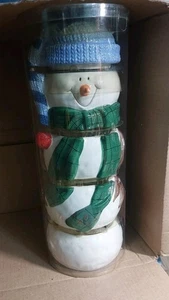 Vintage Christmas Decorations St. Nicholas Square Button Up 4 Bowls NOS - Picture 1 of 6