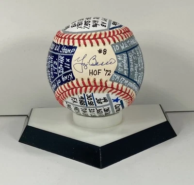Yogi Berra Signed OAL Baseball, VCBC SuperStats Hand Painted, PSA/DNA, Yankees - Image 1 of 4