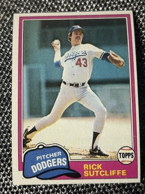 1981 Topps #191 Rick Sutcliff Dodgers Foto 1 de 3