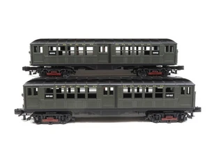 MTH 30-2447-3 Lo-V 2-Car Green Non-Powered Subway Set LN No Box 10186  - Picture 1 of 8