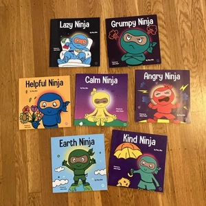 Ninja Life Hacks Emotions And Feelings Book 7 Books Lazy Grumpy Kind Earth - Picture 1 of 8
