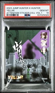 PSA10 Leorio Hunter Attention Sticker Collection Vol.1 - Picture 1 of 2