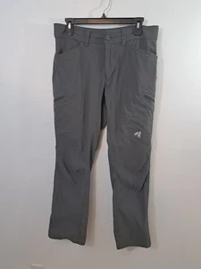 Pantalone uomo Eddie Bauer grigio antracite prima salita taglia 32X30 avventura outdoor - Foto 1 di 8