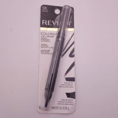 Revlon Colorstay 2 In 1 Angled KAJAL Waterproof Eyeliner 104 GRAPHITE - Image 1 of 4