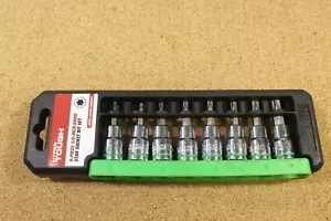 Hyper Tough 9-Piece 3/8-inch Drive Metric Hex Socket Bit Set - Free Shipping - Picture 1 of 2