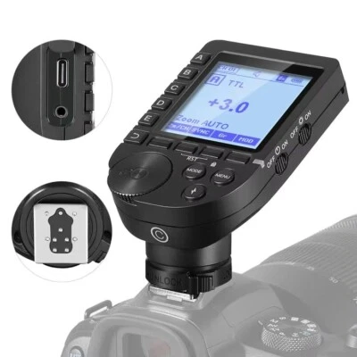 NEEWER QPRO-S/C/N TTL Wireless Camera Flash Trigger Transmitter Canon Nikon Sony - Image 1 of 4