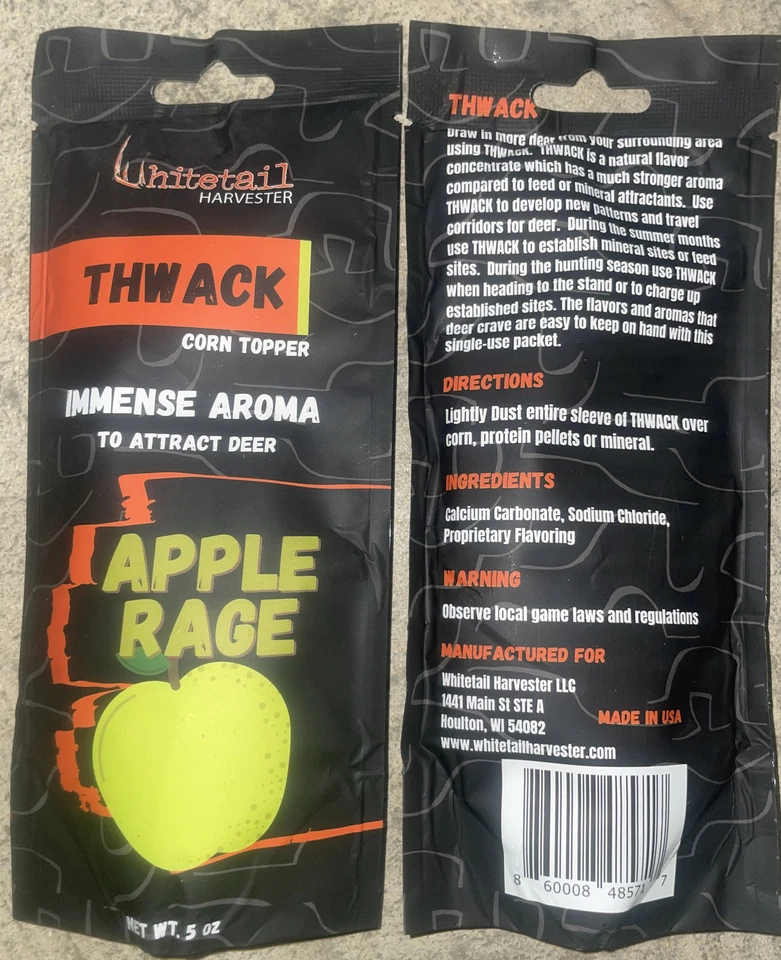 2 paquetes de cosechadora de cola blanca Thwack Man Topper (Apple Rage) atractiva (5 oz) Foto 1 de 1