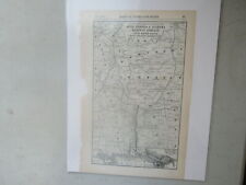 Original Vintage Map of the Gulf, Floriday & Alabama Railway Co, Deep Water 1915