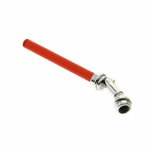 LEGO Star Wars - Count Dooku Minifigure Red Lightsaber with Angled Chrome Hilt - Picture 1 of 1