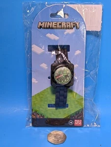 Minecraft Reloj de Cuarzo Analógico para Niño con Correa de Silicona NUEVO - Imagen 1 de 2