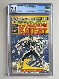 Marvel Spotlight 28 , CGC 7.5 , Key 1st Solo Moon Knight Story - Picture 1 of 5