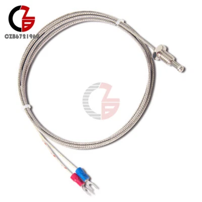 Thermocouple Temperature Sensor Cable Controller CG wrnt-02 M6 thread K - Image 1 of 4