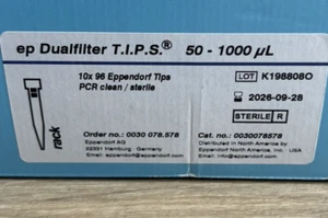 EPPENDORF 0030 078.578 10X 96 TIPS PCR CLEAN STERIL PIPETTE 0030078578 - Bild 1 von 4