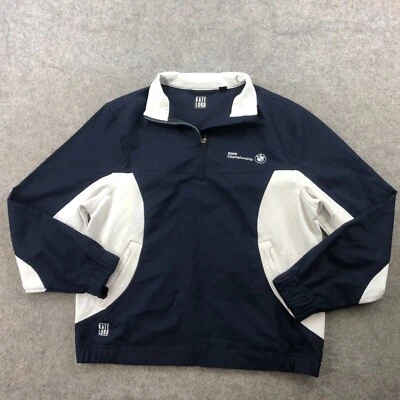 Chaqueta Kate Lord Mujer Grande Azul 1/4 Cremallera Golf Bordada Manga Larga * Foto 1 de 4