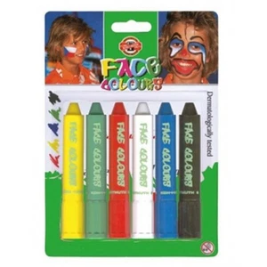 1 BLISTER 6 COLORI PER IL VISO FACE COLOURS - Picture 1 of 1