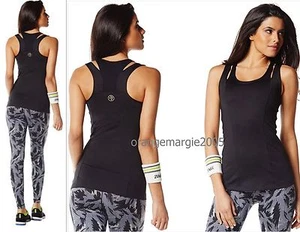 ZUMBA Lift Me Up Long LEGGINGS +Tonight Like a Tiger Tank Top +ArmBand 3 Pc.SET! - Picture 1 of 1
