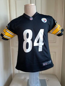 Piittsburgh Steelers Official Football Jersey #84 AJ Brown Youth Medium Black - Picture 1 of 10