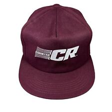 NOS Vintage K-Products Counter CR Insecticide Snapback Hat, Maroon Farm Cap